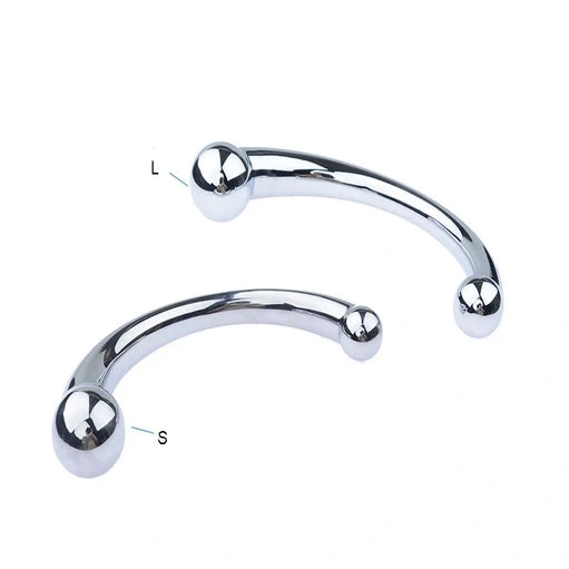 Double Hook 5858 Anal Ended Elegant Steel Stainless 1118